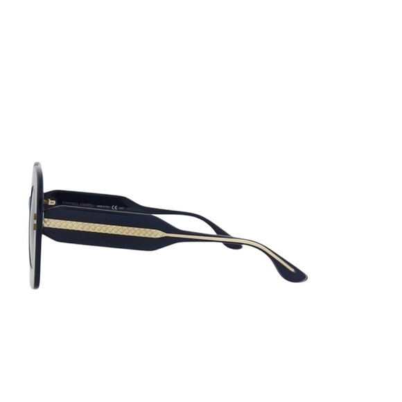 Bottega Veneta Women's DNA Square Acetate 50mm Ladies Sunglasses Black NWT - Picture 3 of 5